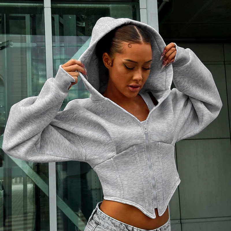 Eleni | Hoodie with corset detail