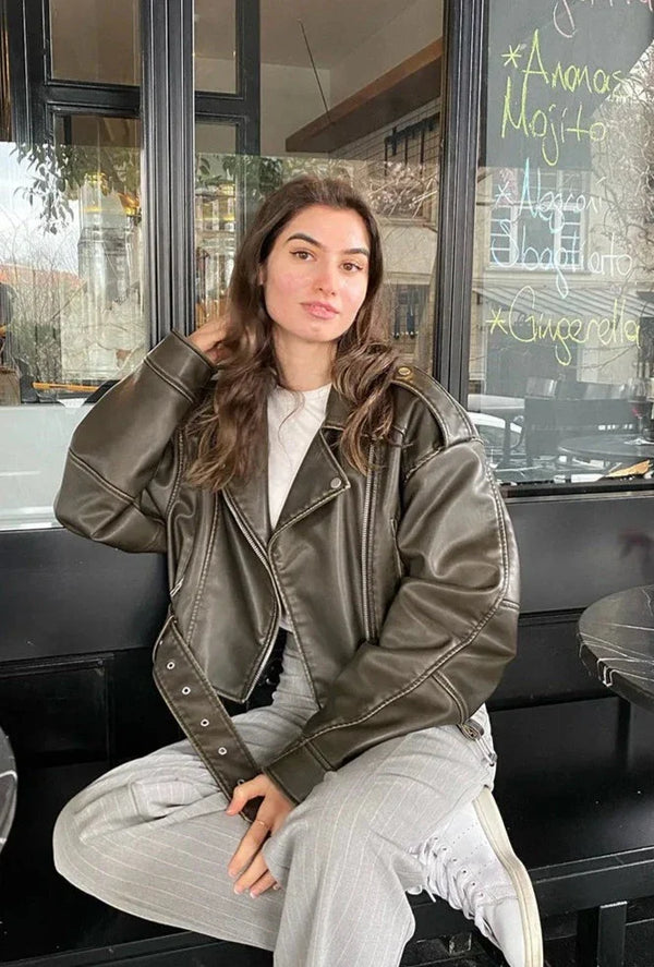 Haylie | Biker Jacket for Women: A Tough and Feminine Transformation