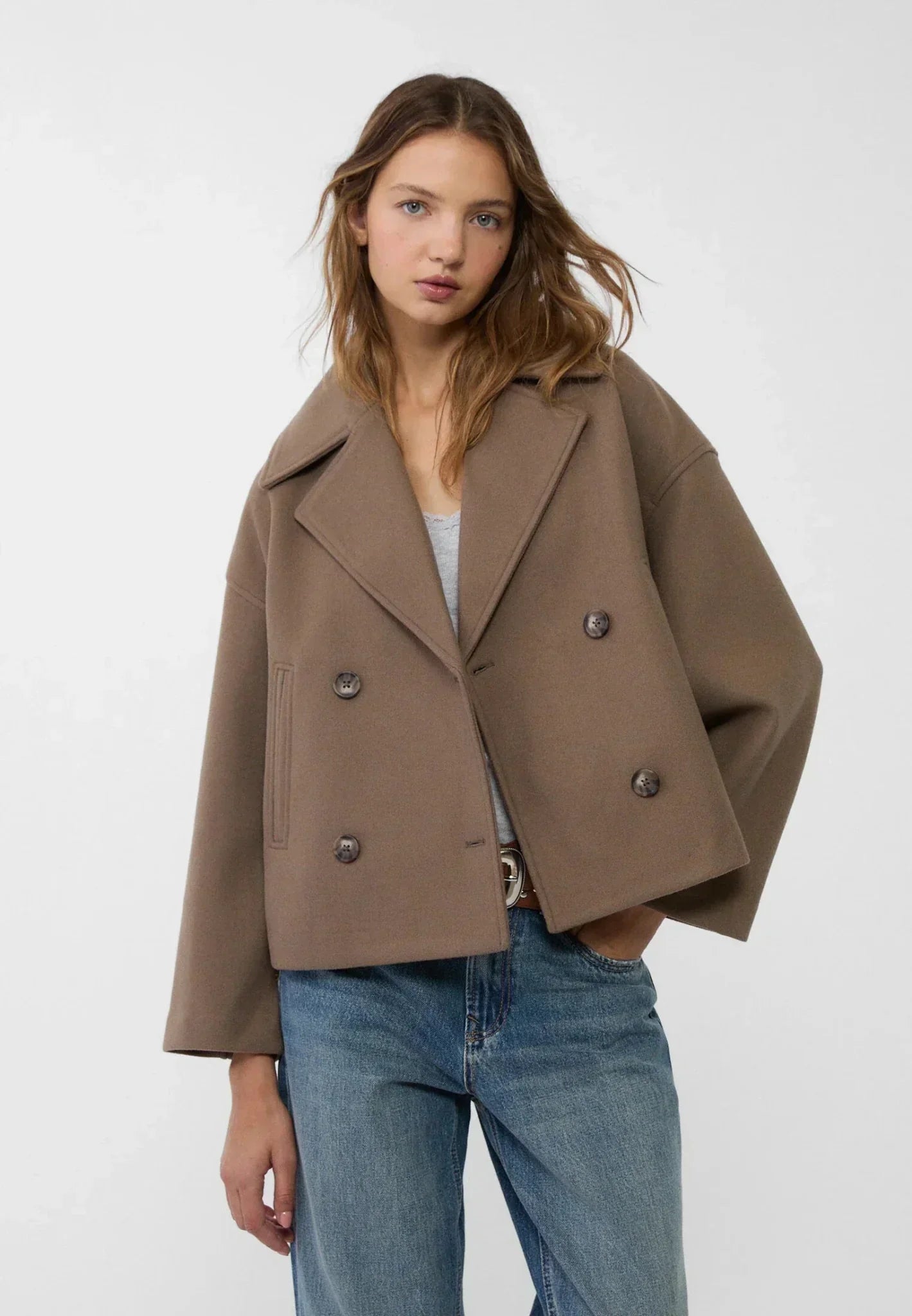 Tillie | Short Double-breasted Jacket