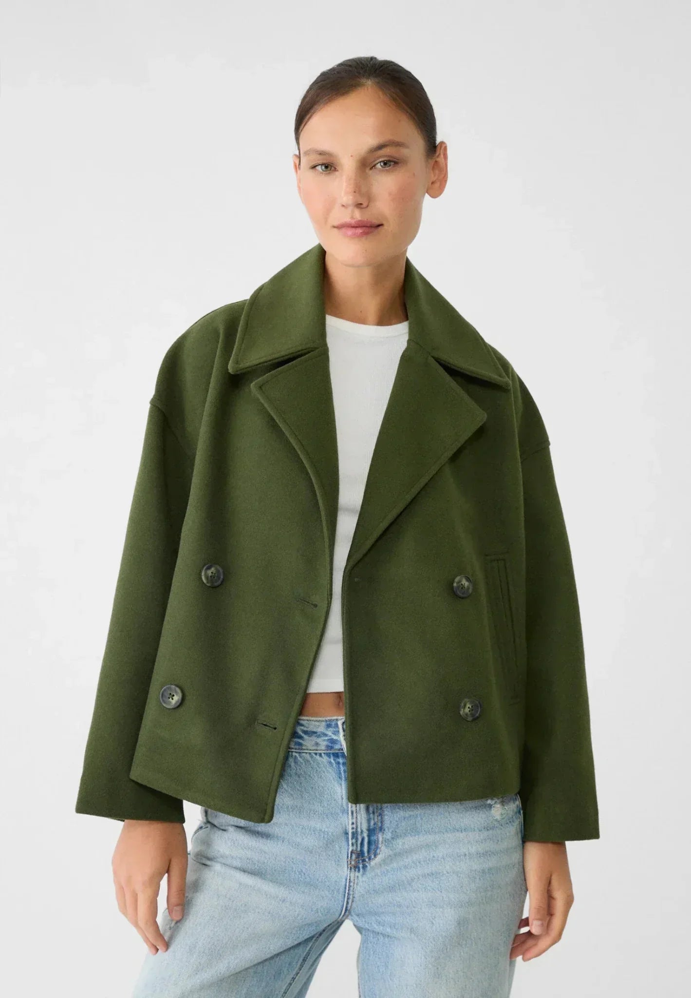 Tillie | Short Double-breasted Jacket