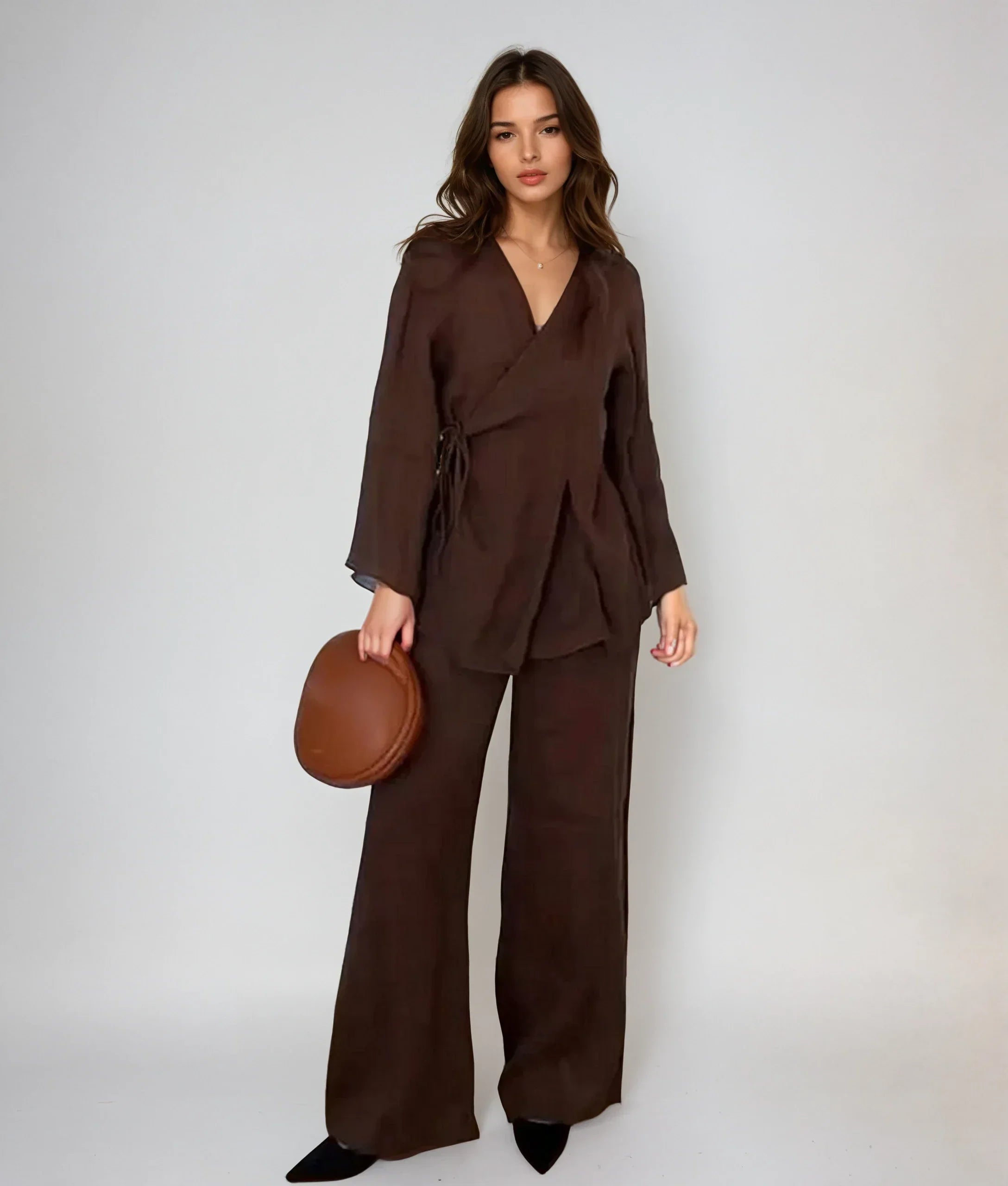Fawn | Loungewear Set Kimono Style
