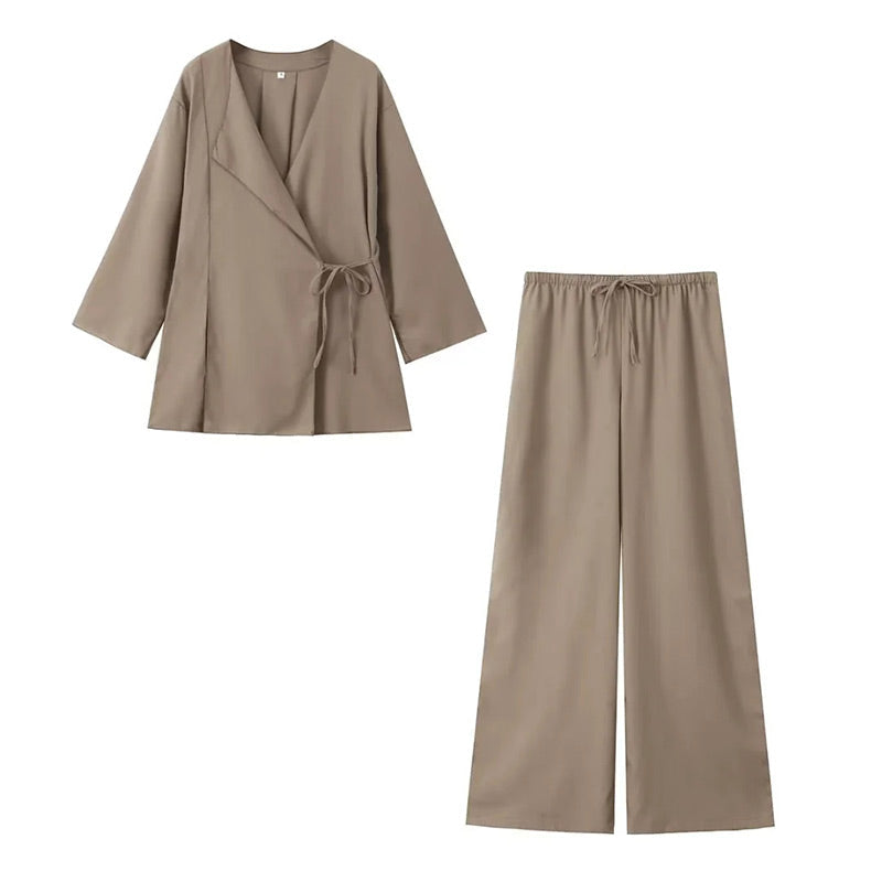 Fawn | Loungewear Set Kimono Style