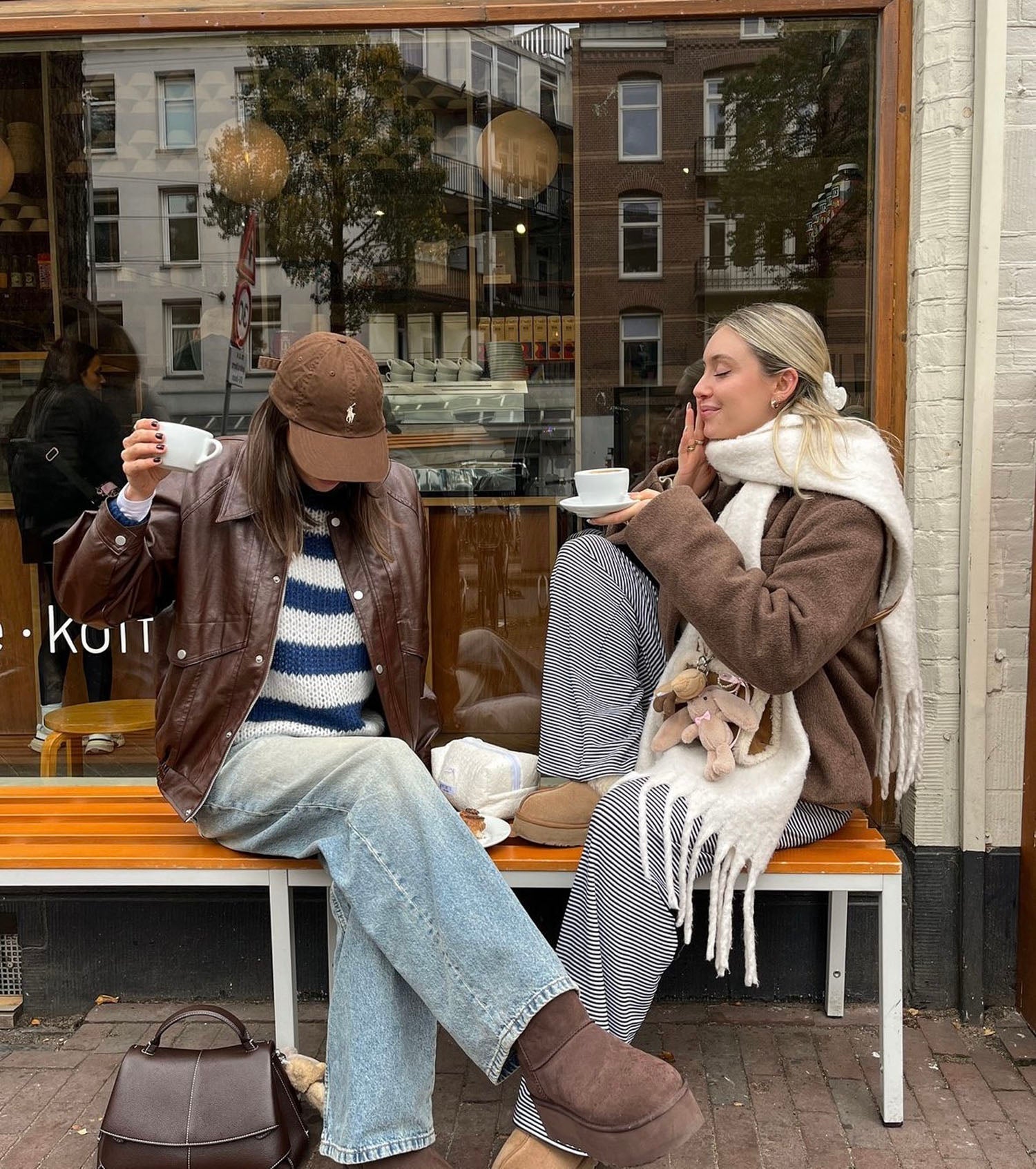 Catherine | Sweater Chunky knit striped design