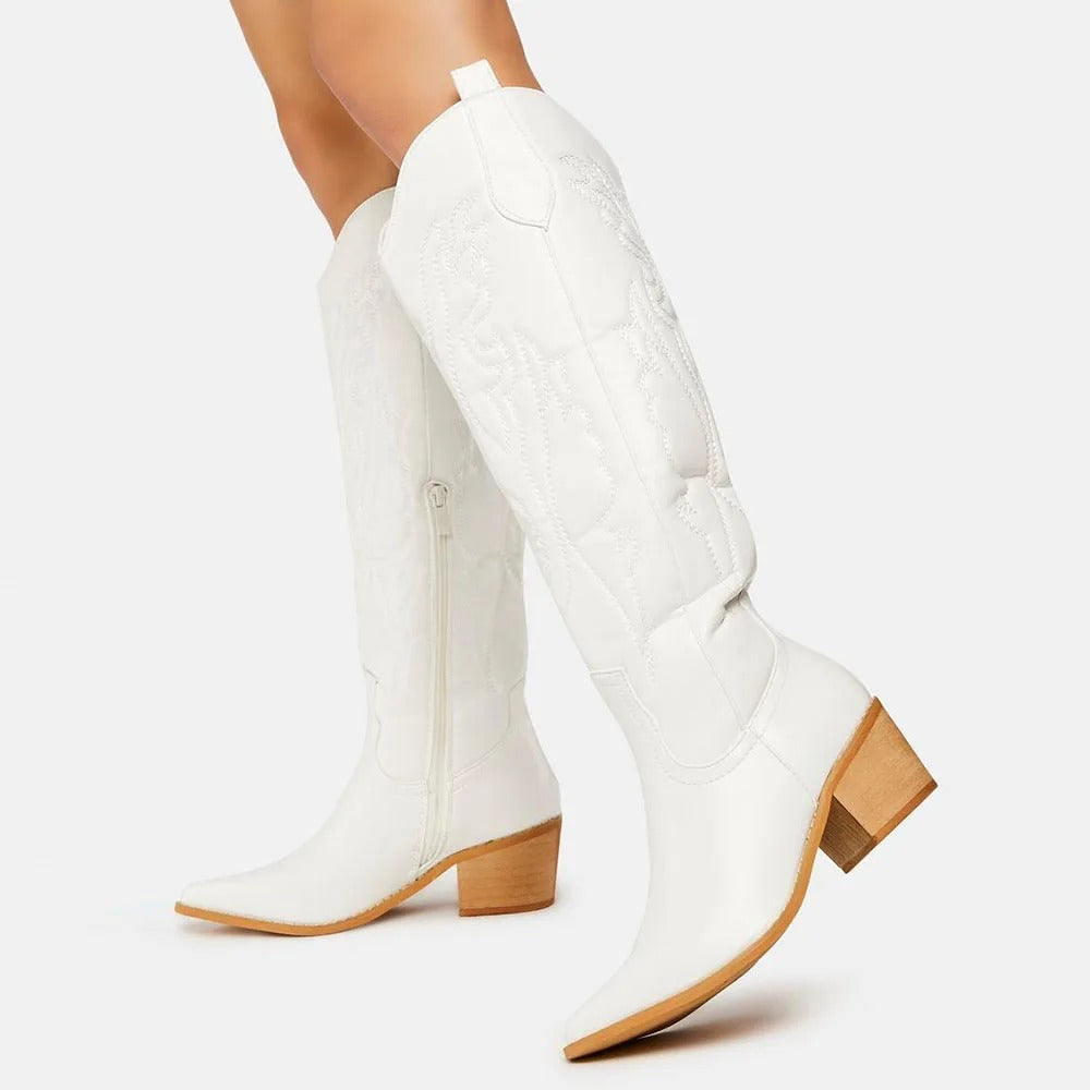 Deyanira | Knee-high cowboy boots