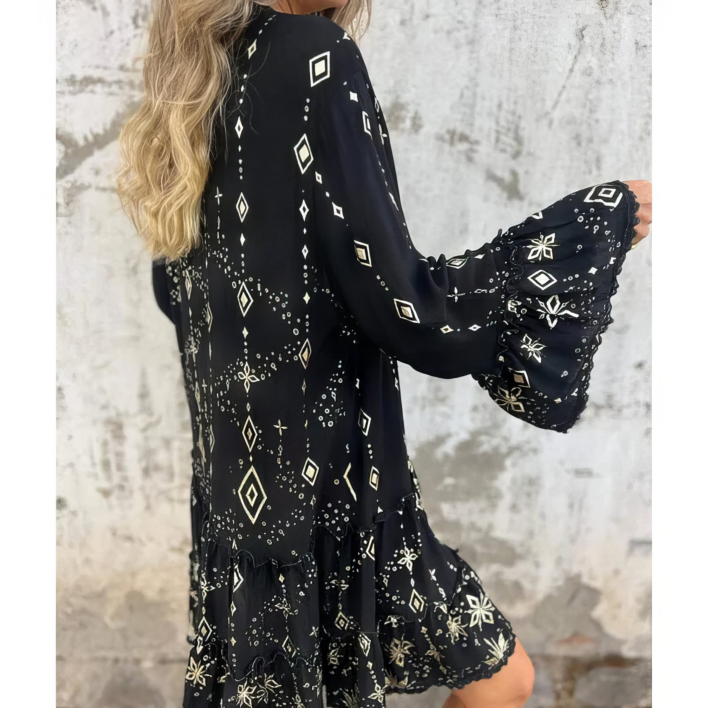 Kara | Boho Button Dress